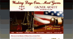 Desktop Screenshot of groverarnett.com